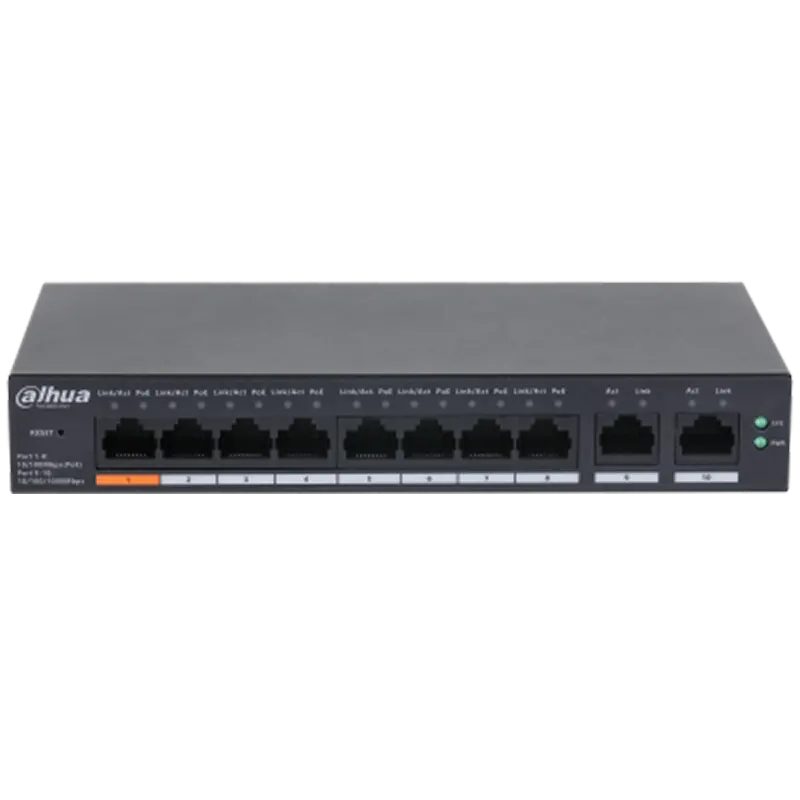 DAHUA CS4010-8ET-60 10-Port Cloud Managed Desktop Switch 1 Mascom International.webp